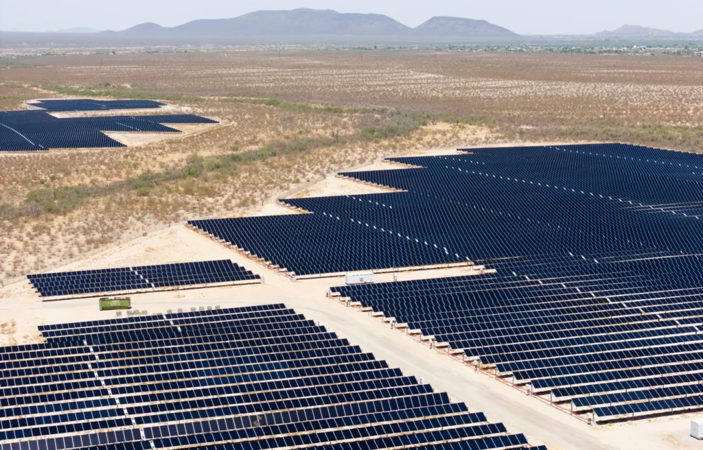 a solar power plant in tucson, arizona