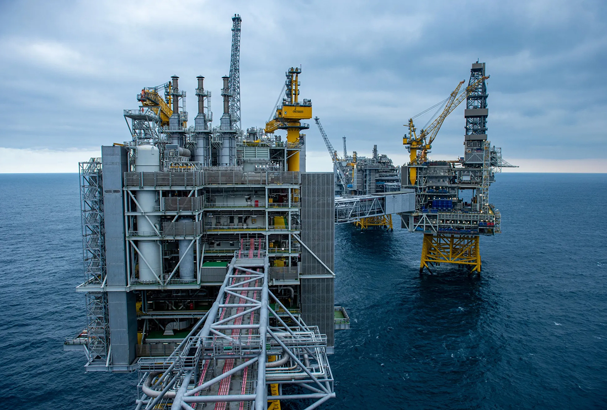 an offshore oil drilling platform in norway 1200x810