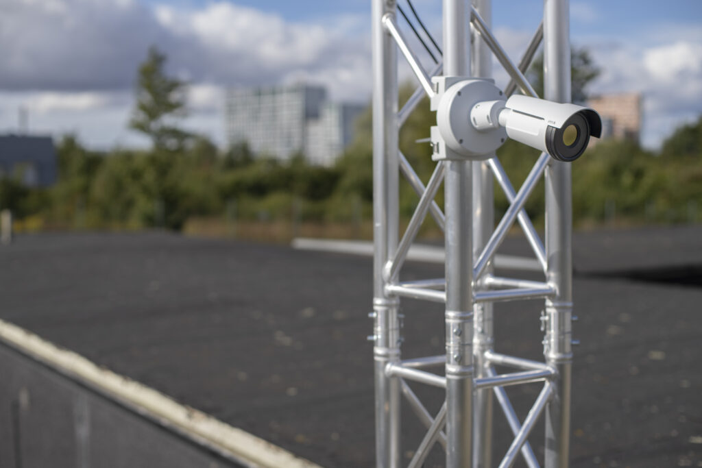 axis q196 lte overlooking power station