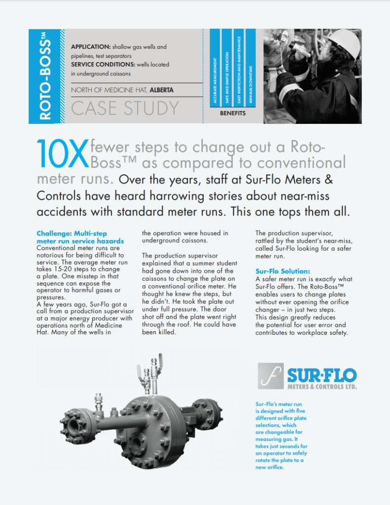 CASE STUDY - Roto-Boss Multi-step Meter Run Service Hazards