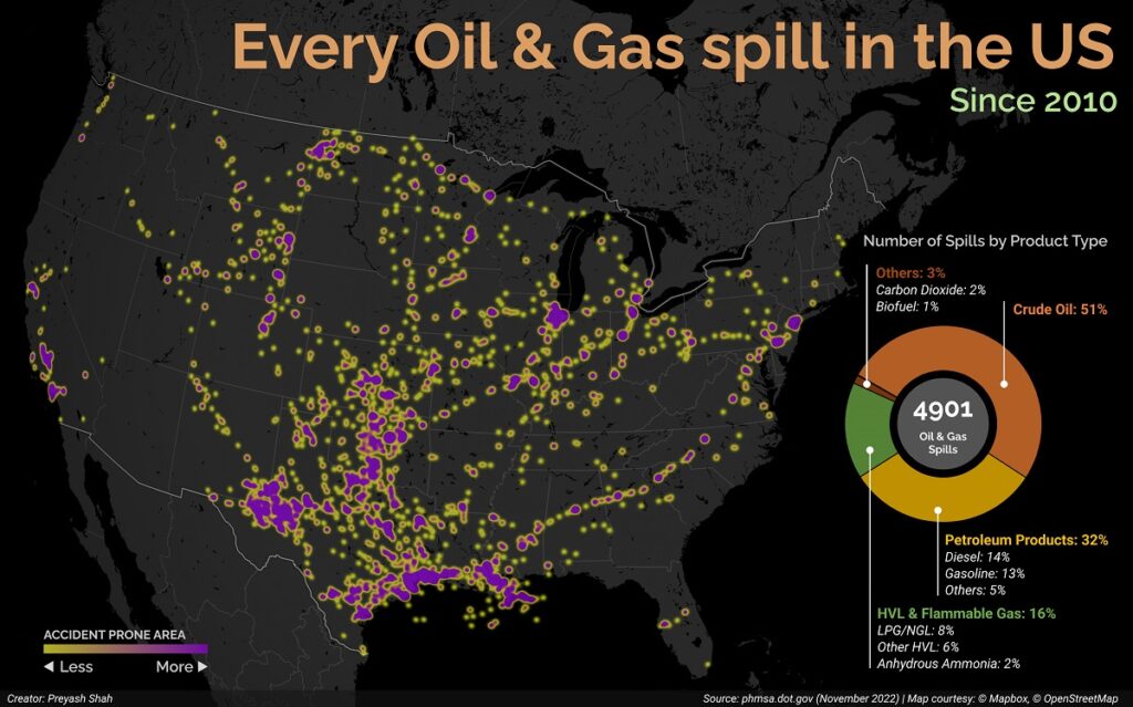 every oil gas spill in the us preyash shah main