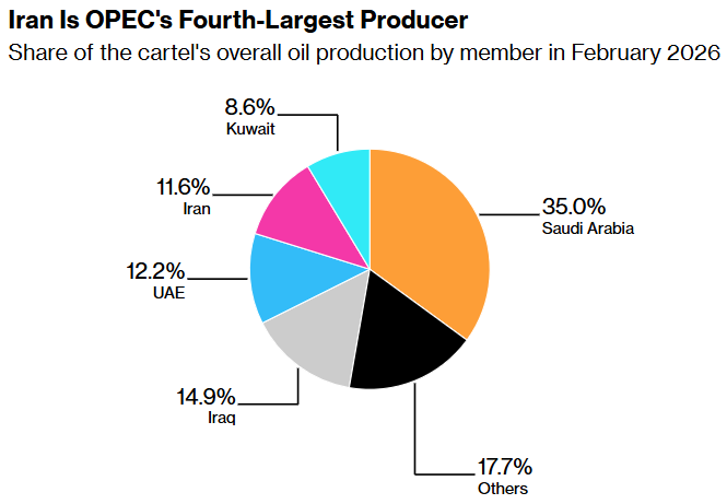 iran is opec's fourth largest producer