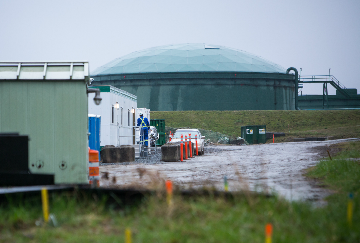 Kinder Morgan Facility in Burnaby, British Columbia.