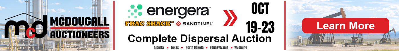 McDougall Auctions - Unreserved Energera, Frac Shack & Sandtinel Group Complete Dispersal