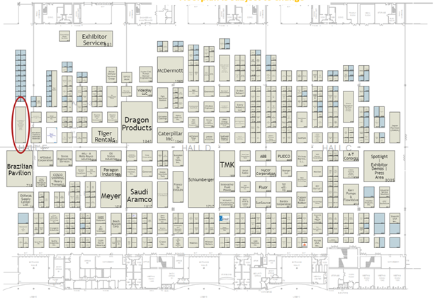 OTC 2021 - Intelliview Location Map