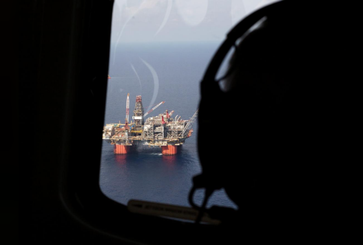 FILE PHOTO: Representative Steve Scalise (R-LA) views BP's Thunder Horse Oil Platform in the Gulf of Mexico, from the air, 150 miles from the Louisiana coast in this May 11, 2017 handout photo obtained by Reuters June 26, 2017. Chris Bond/Handout via REUTERS