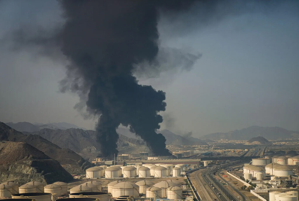 oil facility in fujairah, united arab emirates uae iran war 1200x810