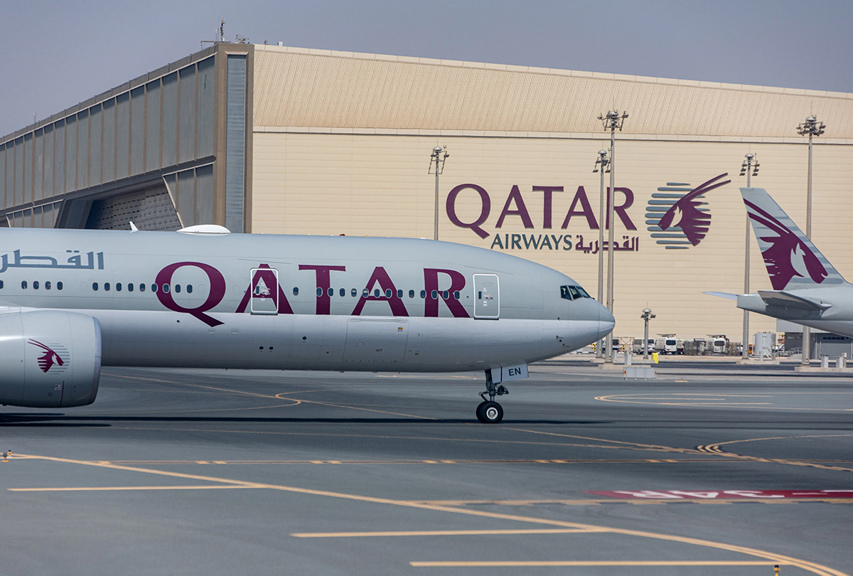 qatar airways aircraft at hamad international airport in doha 1200x810