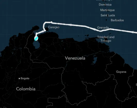 ship searover, booked by chevron, is currently loading boscan crude oil