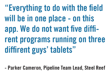 streamlining field operations using cenozon’s find steel reef leverages innovative mobile technology to boost pipeline risk management 4