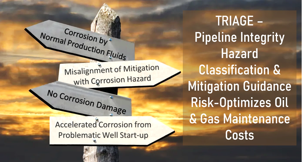 TRAIGE - Pipeline Integrity Hazard Classification & Mitigation Guidance Risk-Optimizes Oil & Gas Maintenance Costs Header