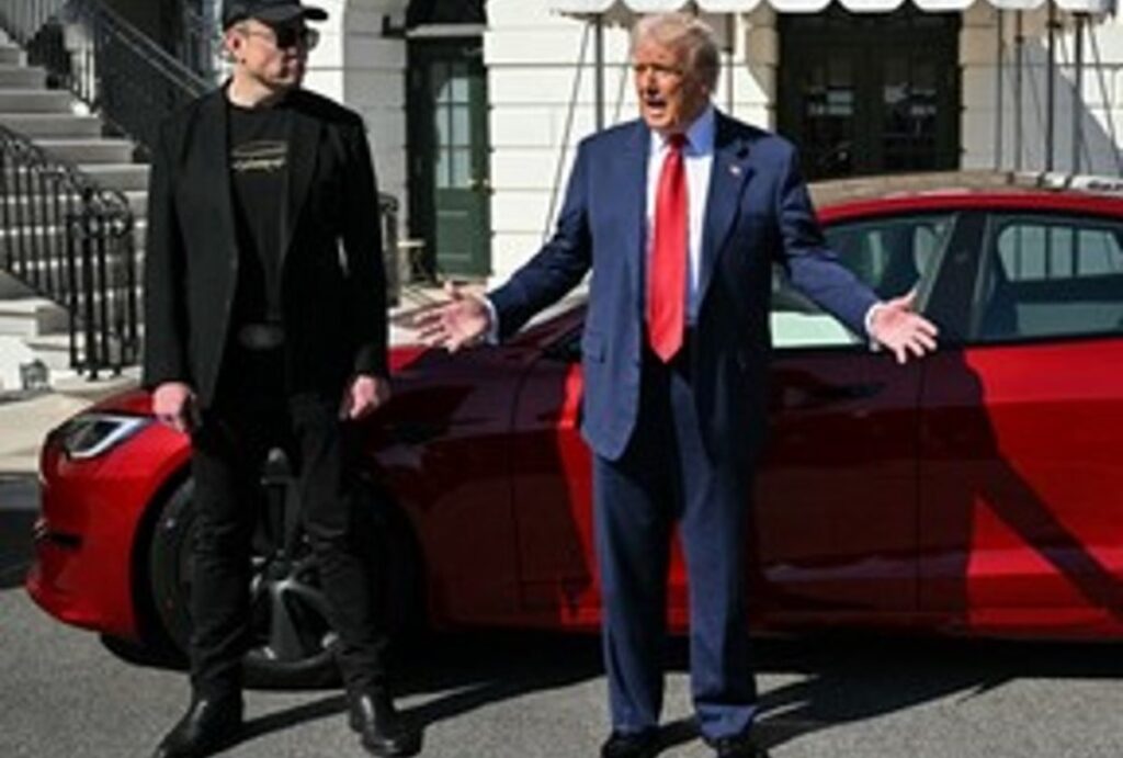 trump musk tesla 1200x810
