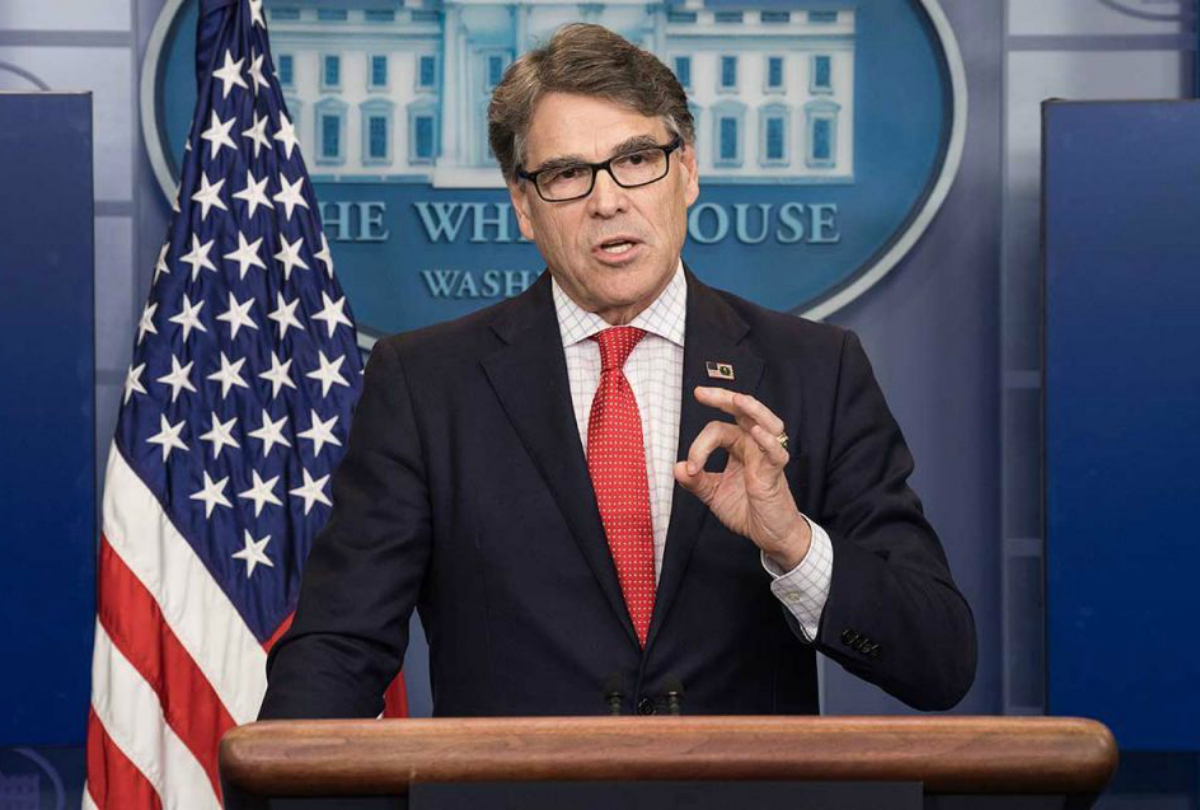 U.S. Energy Chief Rick Perry