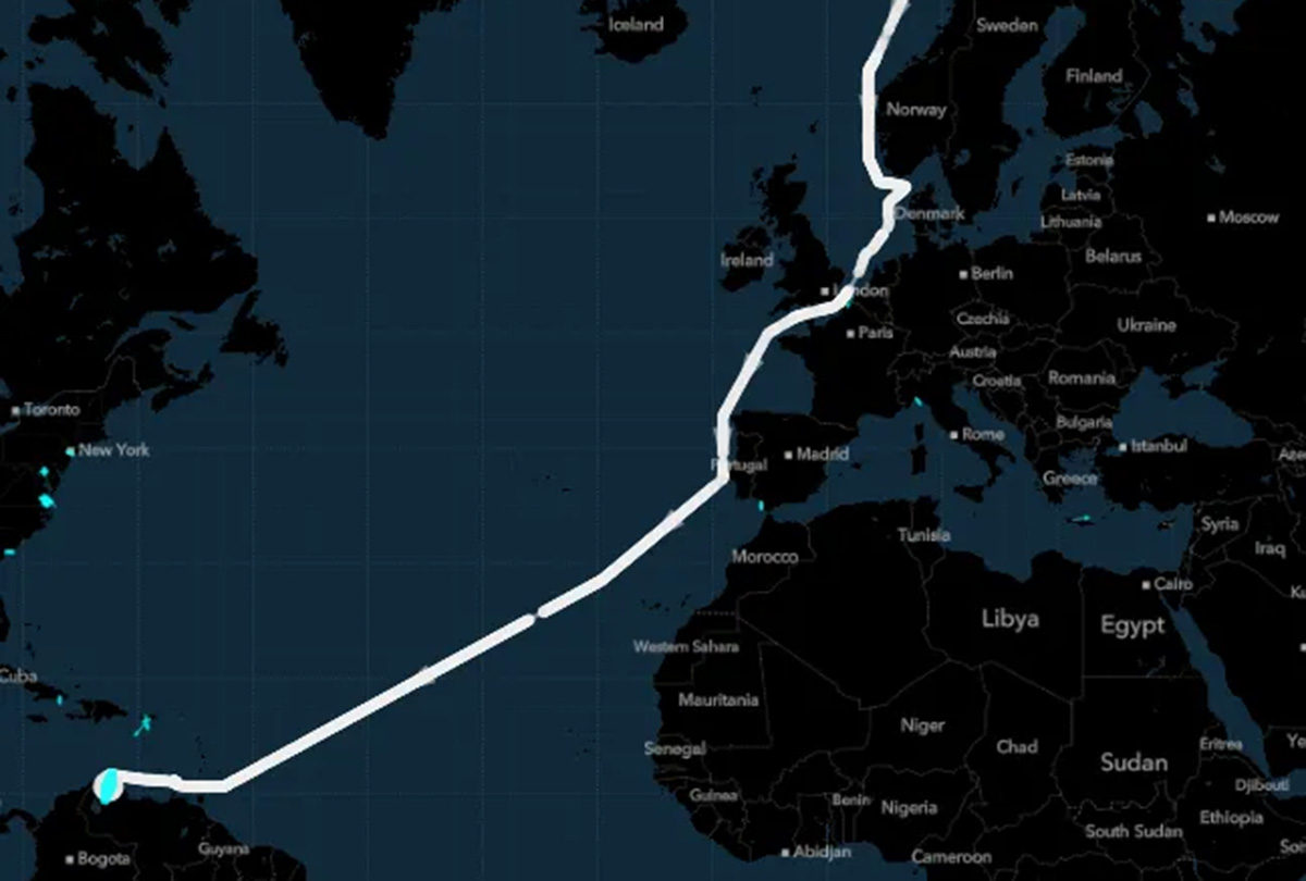 vessel hyperion, sanctioned by the us, just arrived in venezuela 1200x810