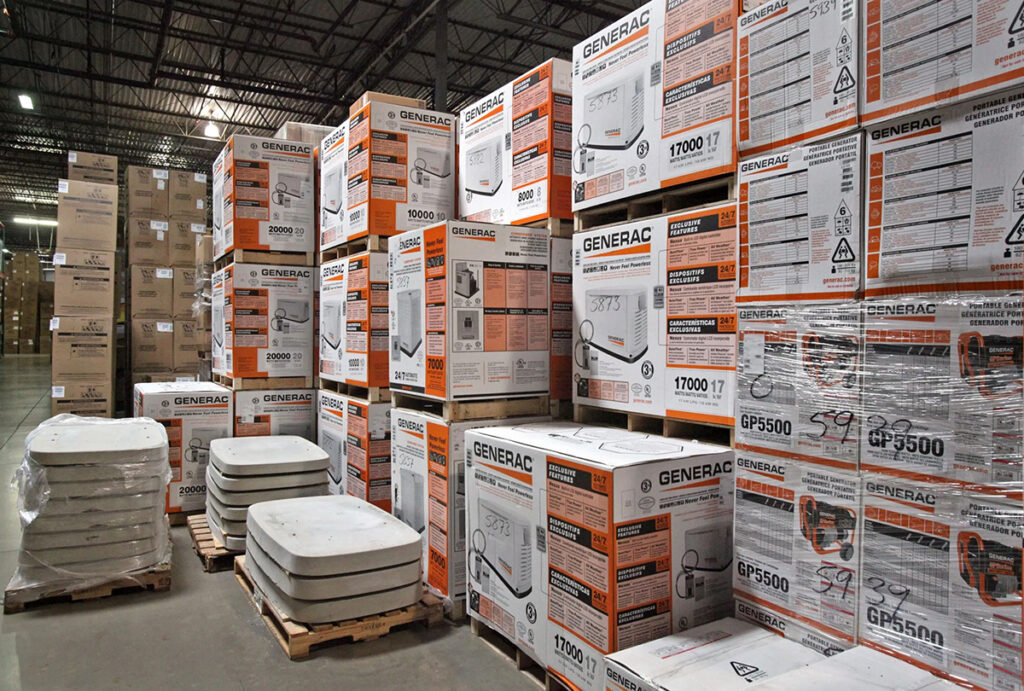 generators at a warehouse 1200x810