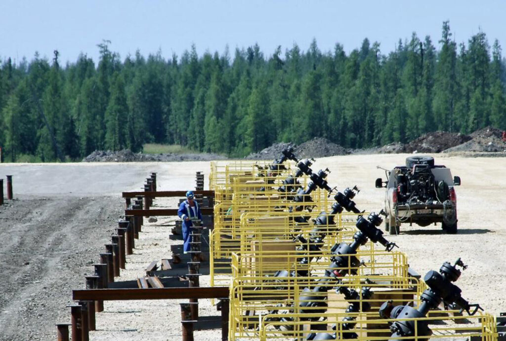 oil sands sagd production well pad in northern alberta 1200x810
